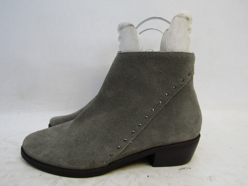 Van Eli Womens Size 9 N (Narrow Width) Gray Suede Zip Fashion Ankle Boots